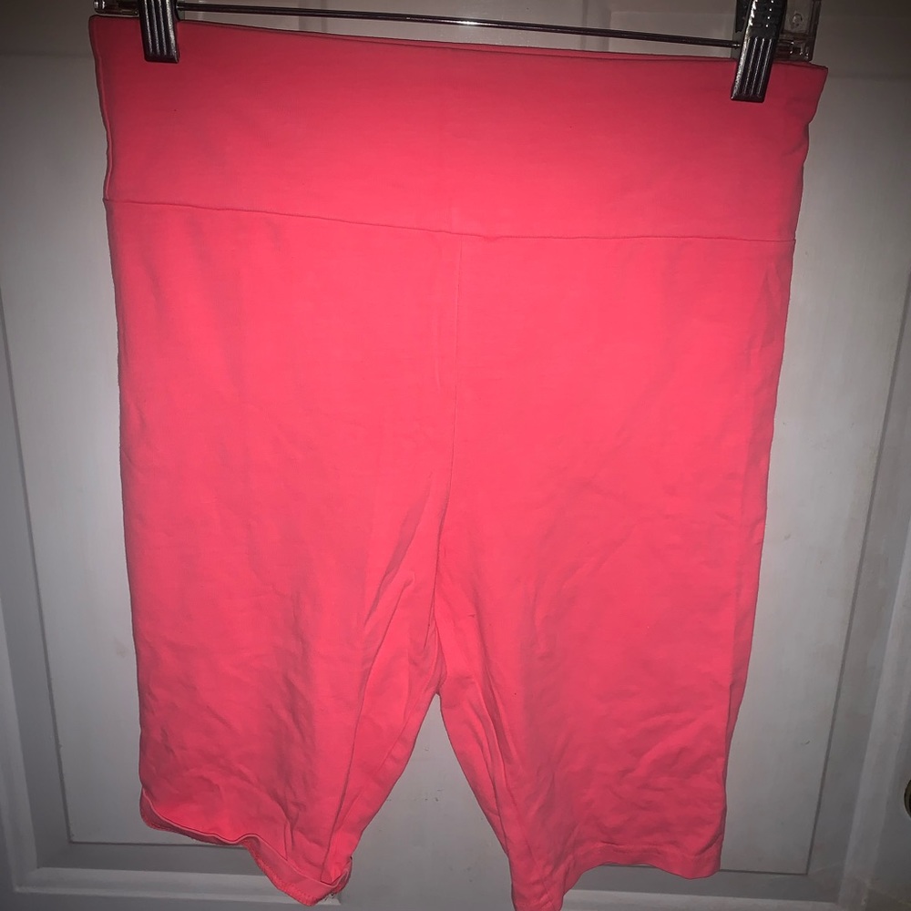 Neon Pink Bike Shorts